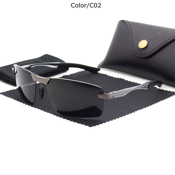 Men Polarized Sunglasses Aluminum Magnesium   Driving Glasses For Women Oculos masculino Male