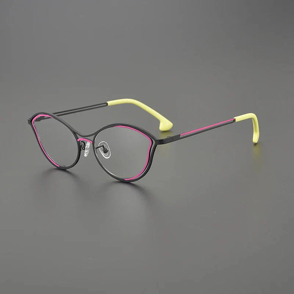 Jeanie Cat Eyes Titanium Glasses Frame