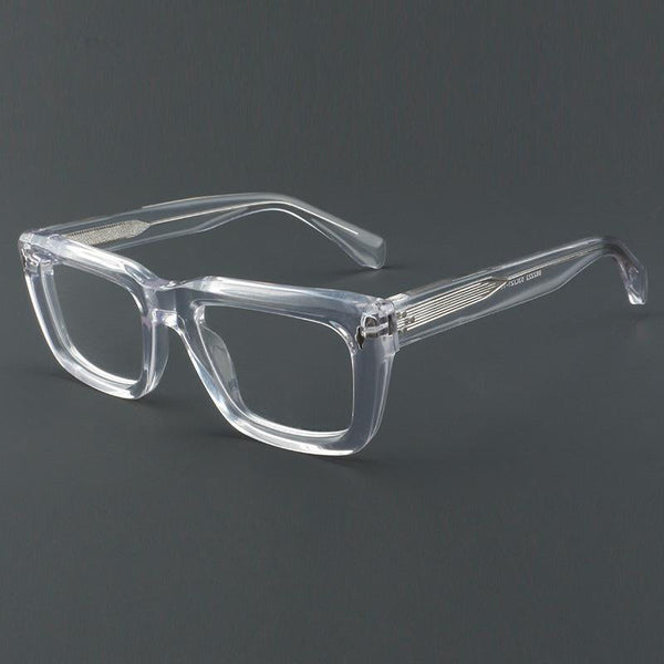 Majeed Retro Rectangle Acetate Glasses Frame