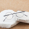 Monroe Titanium Round Glasses Frame