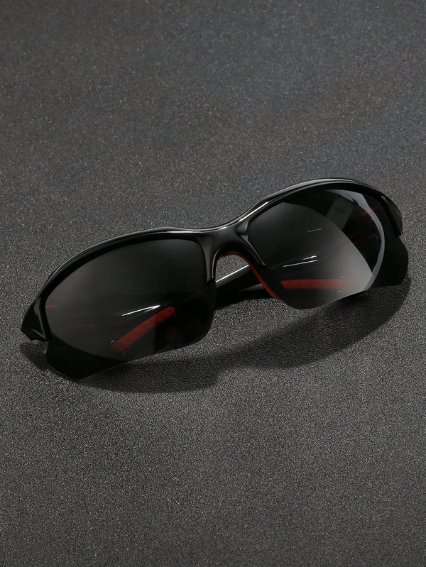 1pc Men's Sunglasses Polarized Glasses Outdoor Sports Glasses For Cycling