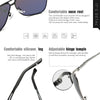 Aluminum Magnesium Square Polarized  Photochromic Sunglasses Men Sun Glasses Military Safety Driving