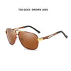 Aluminum Magnesium Square Polarized  Photochromic Sunglasses Men Sun Glasses Military Safety Driving