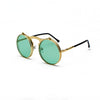 Vintage Steampunk Flip Sunglasses Retro Round Metal Frame Sun Glasses for Men Women Brand Designer Circle Glasses