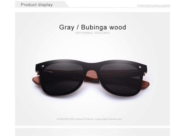 Men Natural Wooden Polarized Sunglasses