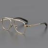 Kaspi Retro Titanium Square Glasses Frame