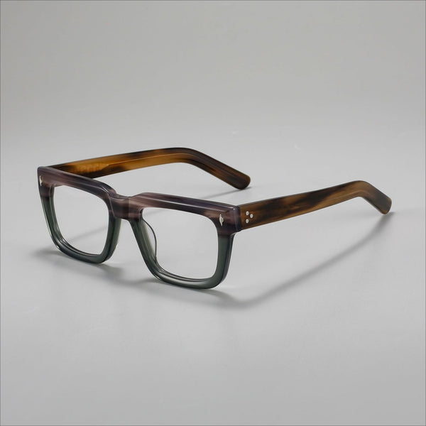 Vang Retro Rectangle Acetate Glasses Frame