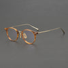 Herta Retro Oval Titanium Glasses Frame