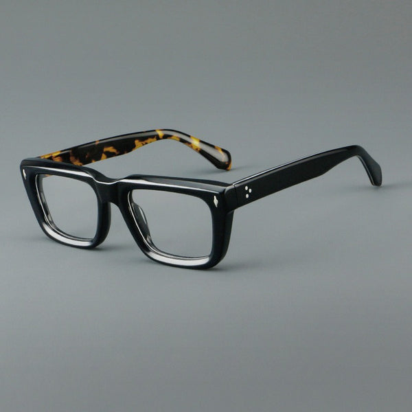 Sutton Retro Rectangle Acetate Glasses Frame