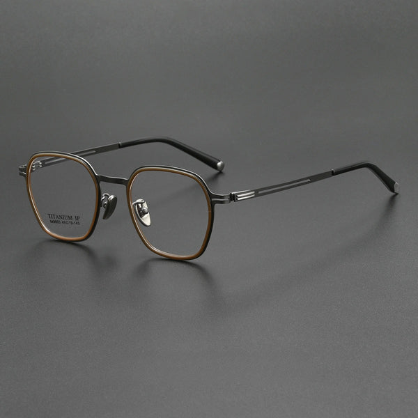 McIver Retro Titanium Ultra-Light Glasses Frame