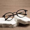Mora Retro Polygon Acetate Glasses Frame