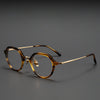 Dayna Titanium Vintage Round Eyeglasses Frames