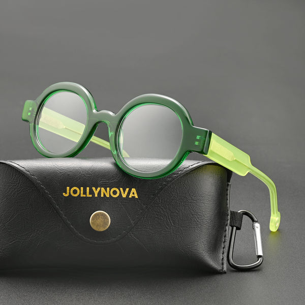 Temi Vintage Round Acetate Glasses Frame