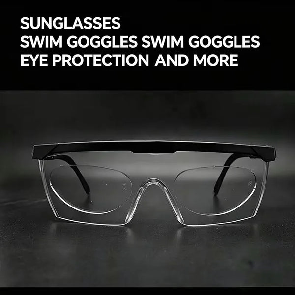Stick-On Nearsighted Lenses Reusable Adhesive Myopia Lenses for Sunglasses Eyewear (2-pack)