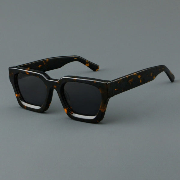Lew Premium Series Vintage Square Acetate  Sunglasses
