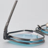 Rana Square Titanium Glasses Frame With Magnetic Sunglasses Clips