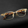 New 999.9 The same M-91 imported plate eyebrow frame glasses frame Shenzhen wholesale male, can be equipped with anti-blue light film