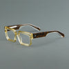 Monk Retro Rectangle Acetate Glasses Frame