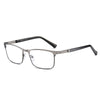 MEN'S HALF-FRAME SQUARE ANTI-BLUE LIGHT READING GLASSES