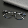 Trent Vintage Square Titanium Eyeglasses Frame