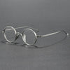 Monroe Titanium Round Glasses Frame