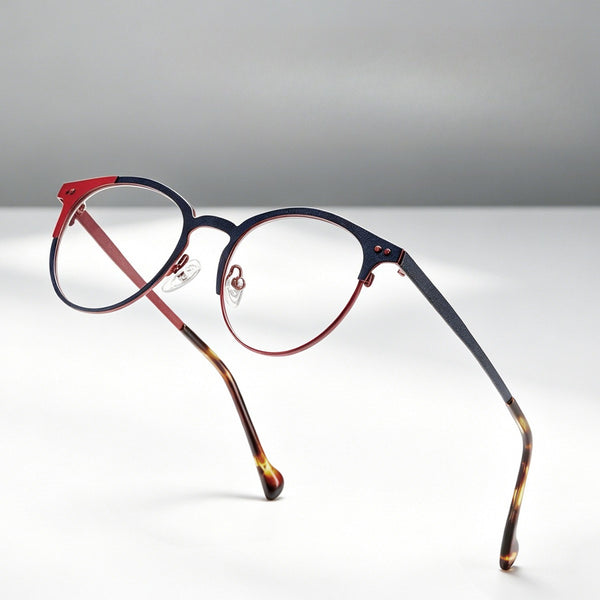Destry Retro Hand Made Alloy Glasses Frame