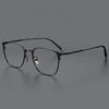 Cruz Retro Titanium Square Glasses Frame