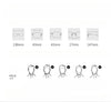 Rory Metal Square Glasses Frames