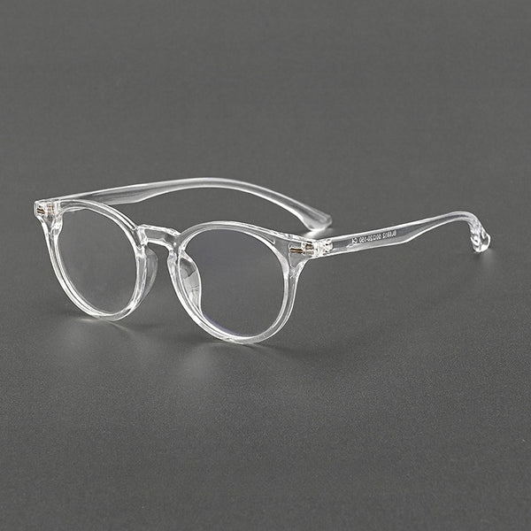 March TR90 Round Vintage Eyeglasses Frame