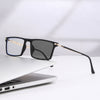 SQUARE SPRING LARGE FRAME PHOTOCHROMIC READING GLASSES