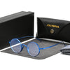 Monroe Titanium Round Glasses Frame