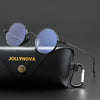 Monroe Titanium Round Glasses Frame