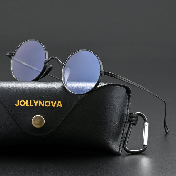 Monroe Titanium Round Glasses Frame