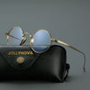 Monroe Titanium Round Glasses Frame