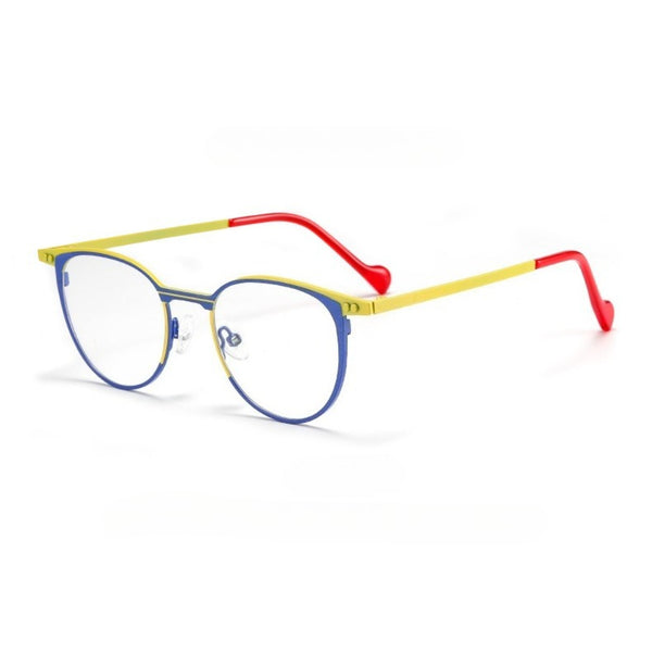 Munoz Retro Hand Made Alloy Glasses Frame