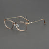 Voos same 202509 glasses frame Shenzhen wholesale, plate titanium frame trendy glasses can be equipped with myopia IP electroplating