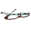Leon Square Half Anti-Blue Light Men's Reading Glasses
