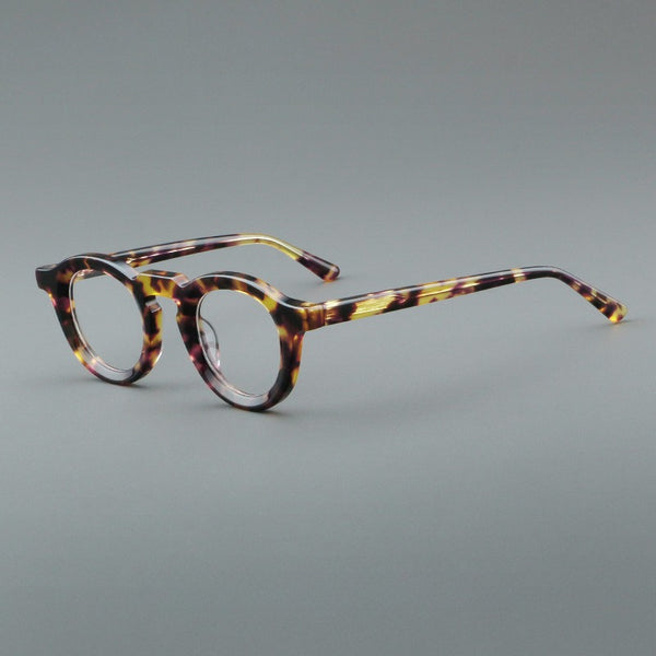 Gage Retro Round Acetate Glasses Frame