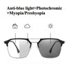 Fashion Anti-blue light Smart Photochromic Myopia Presbyopia Reading Glasses