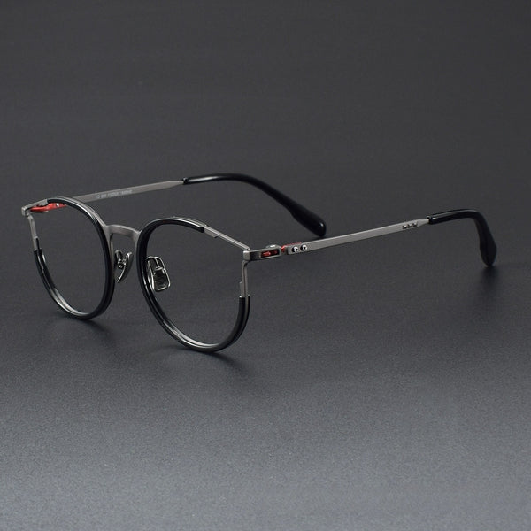 Lincoln Titanium Retro Hand Made Glasses Frame