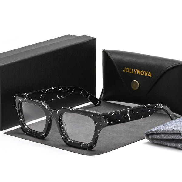 Lew Vintage Square Acetate Glasses Frame