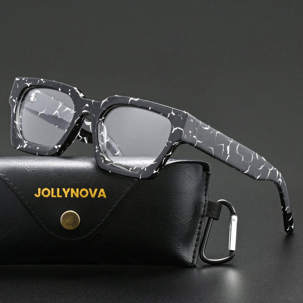 Lew Vintage Square Acetate Glasses Frame