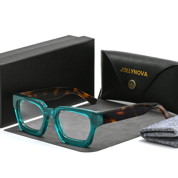 Lew Vintage Square Acetate Glasses Frame