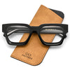 Lew Vintage Square Acetate Glasses Frame