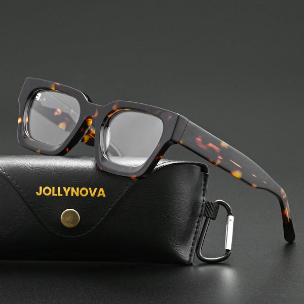 Lew Vintage Square Acetate Glasses Frame