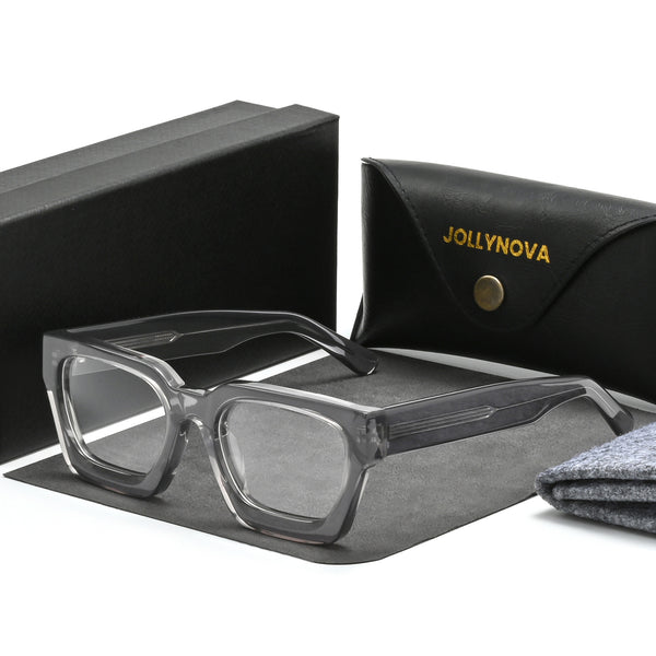 Lew Vintage Square Acetate Glasses Frame