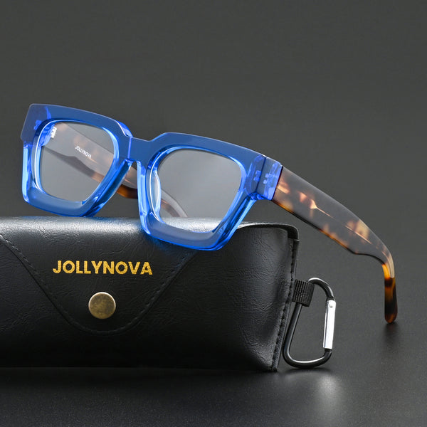 Lew Vintage Square Acetate Glasses Frame