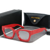 Lew Vintage Square Acetate Glasses Frame
