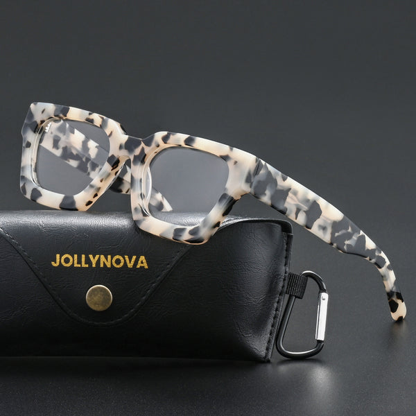 Lew Vintage Square Acetate Glasses Frame