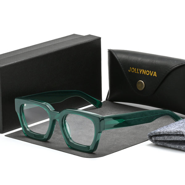 Lew Vintage Square Acetate Glasses Frame